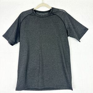 Banded Accelerator Shirt Size Medium Steel Gray Short Sleeve Performance EUC